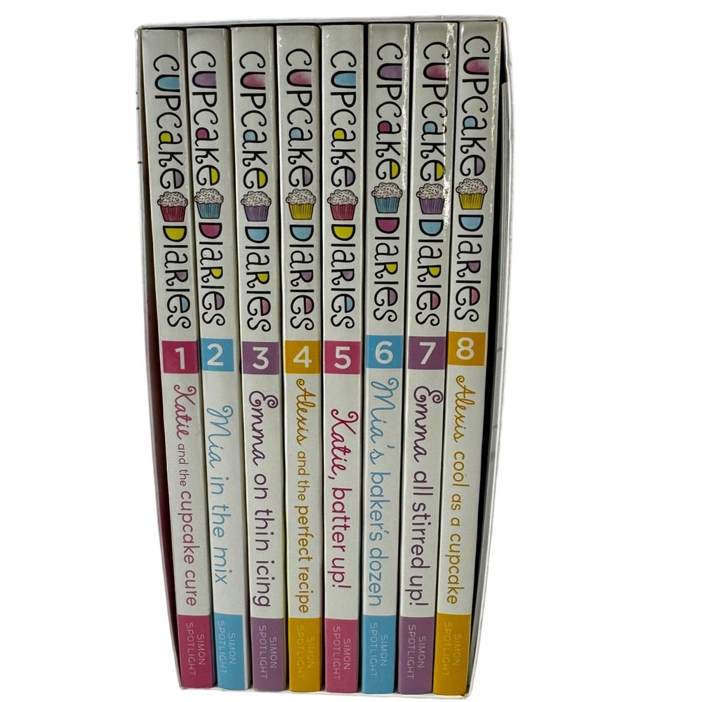 Cupcake Diaries Collection Books 1-8 Box Set Coco Simon Middle School Fiction